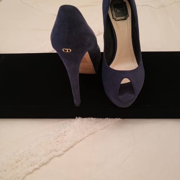 Navy Dior Pumps - Picture 4 of 5